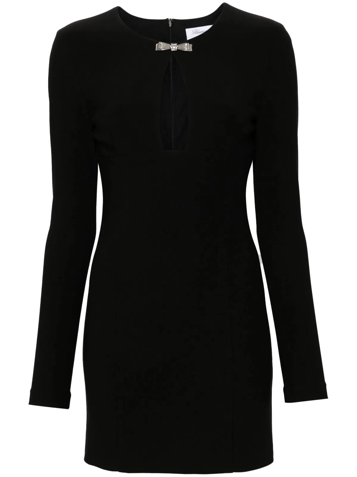Blumarine Black Wool Blend Dress