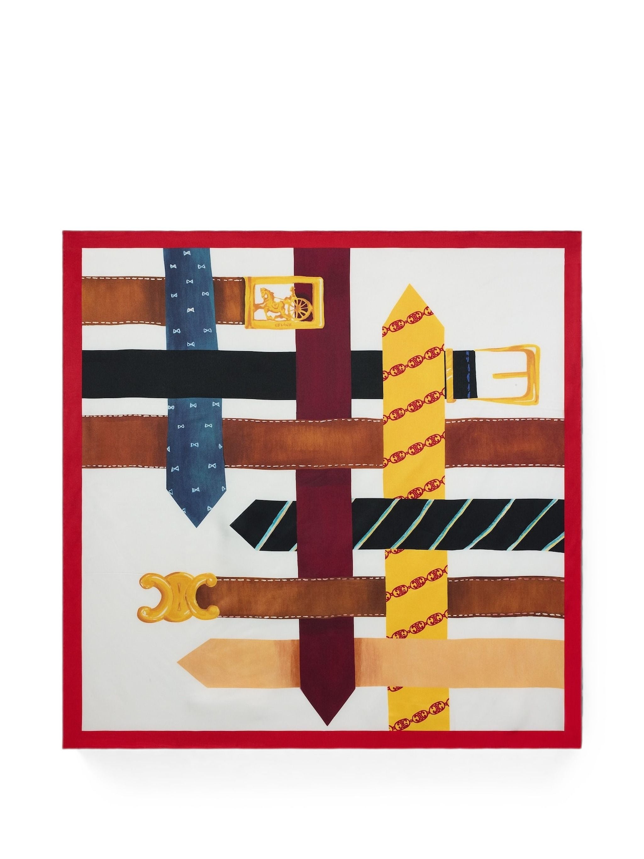 Triomphe Graphic-Print Scarf