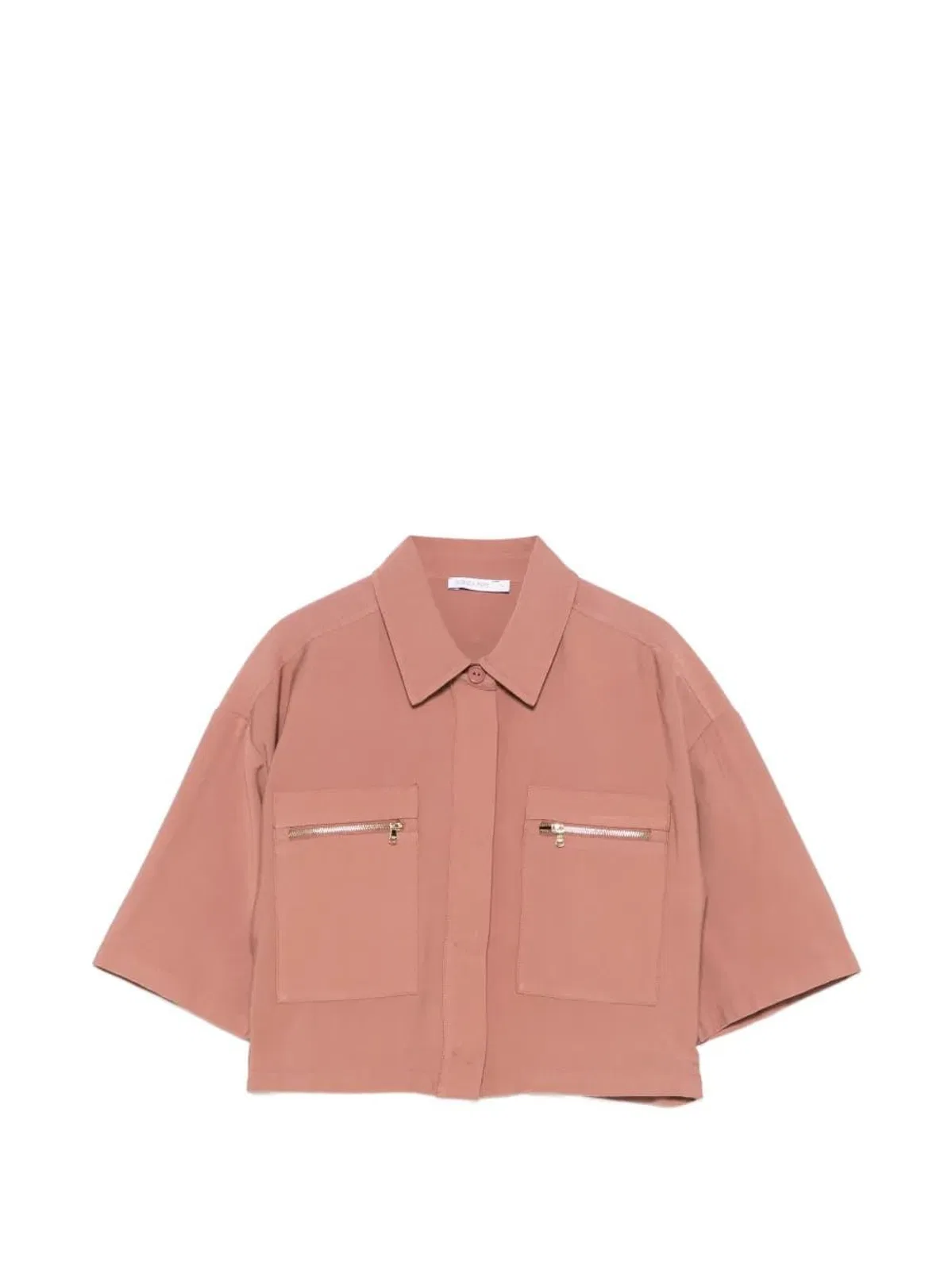 Zip-Pocket Dropped-Shoulder Shirt