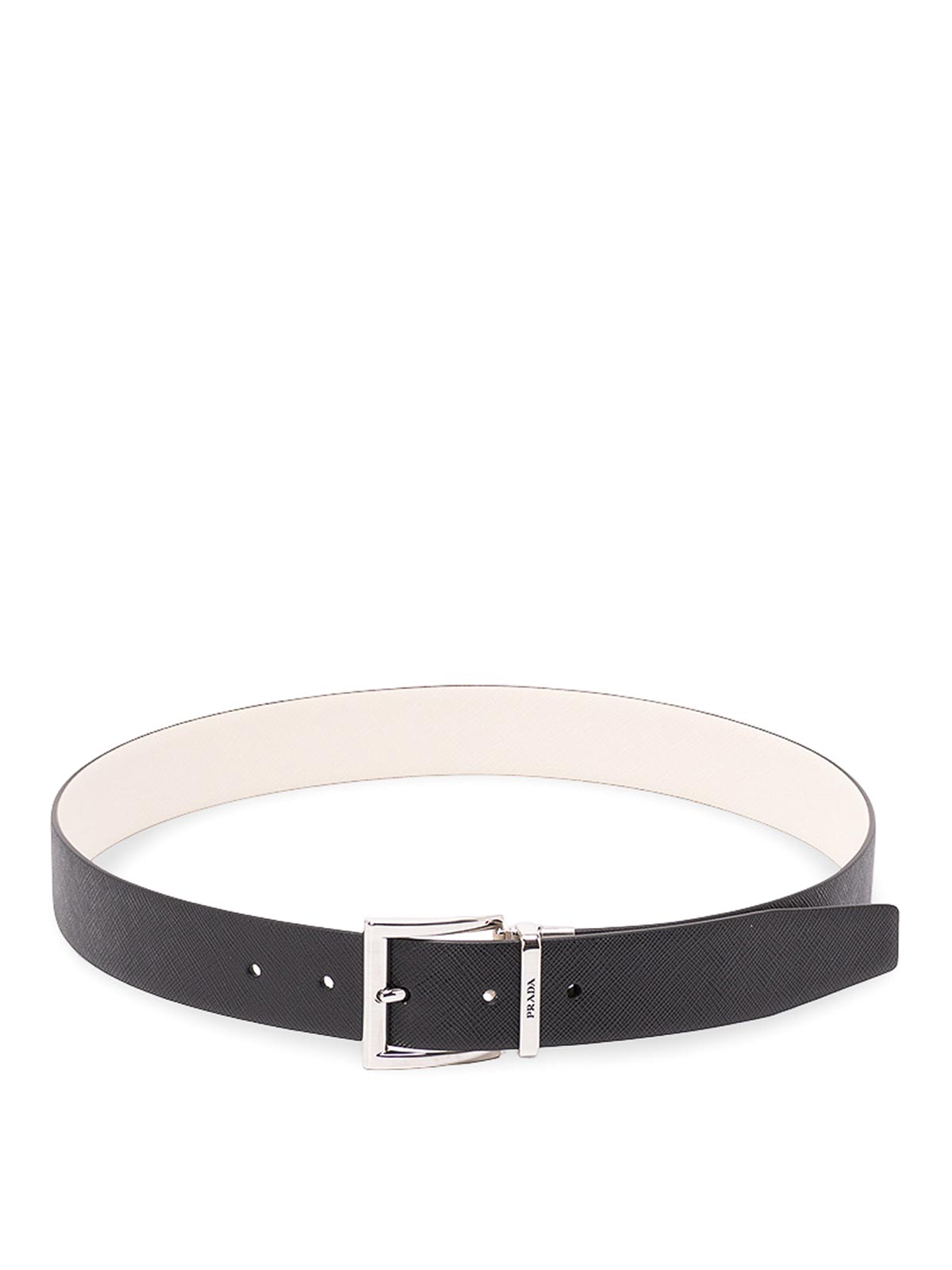 Saffiano Leather Reversible Belt