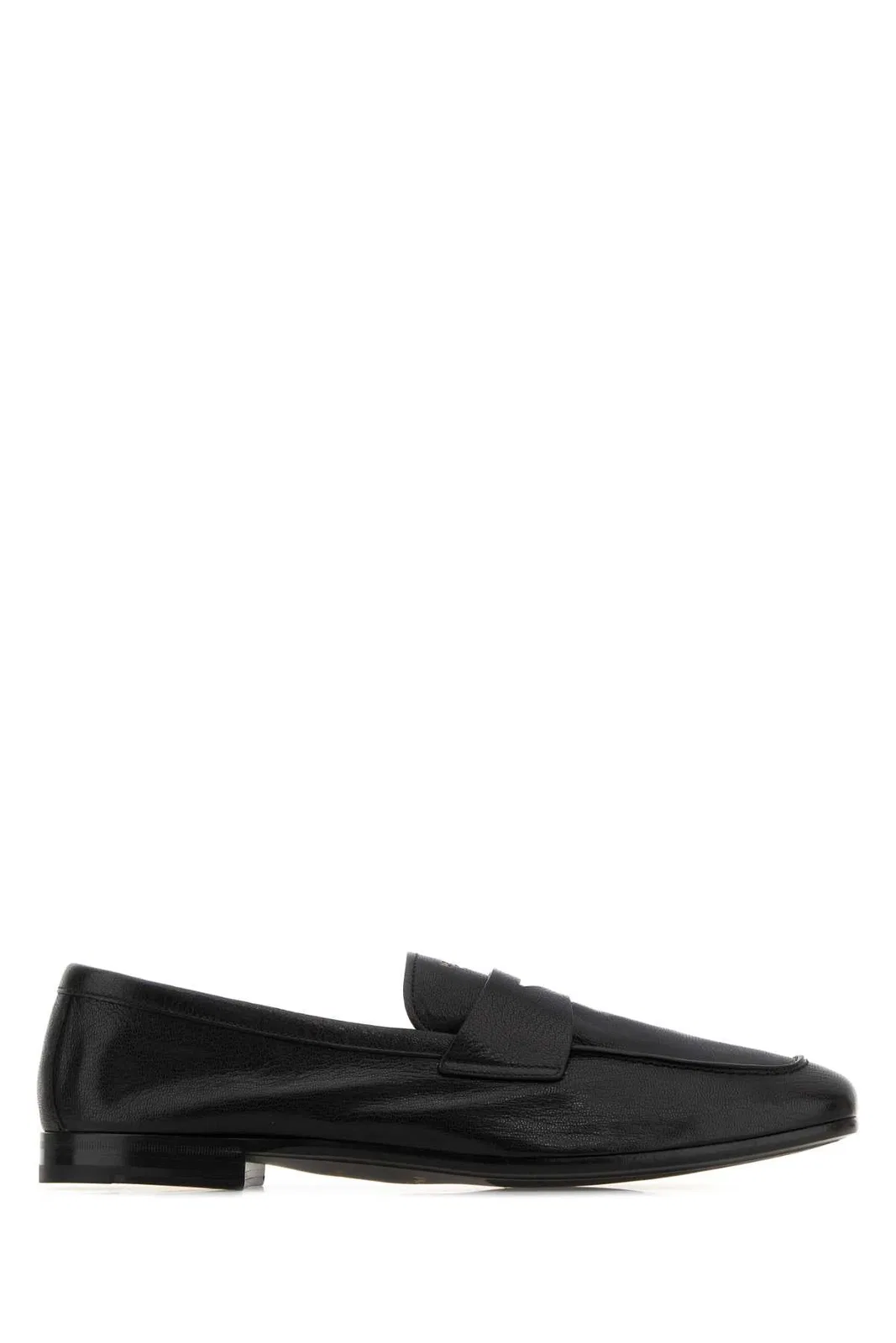 Prada Black Leather Sandals