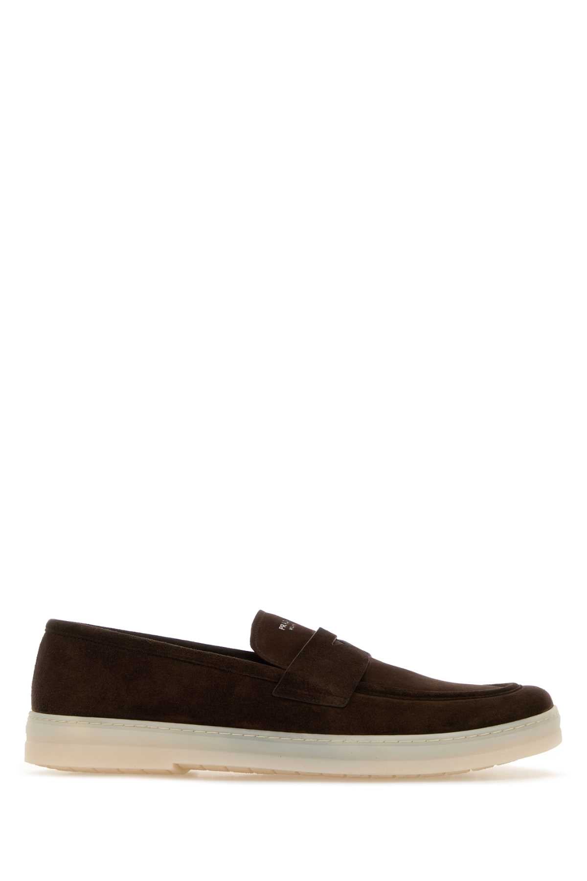 Dark Brown Suede Loafers