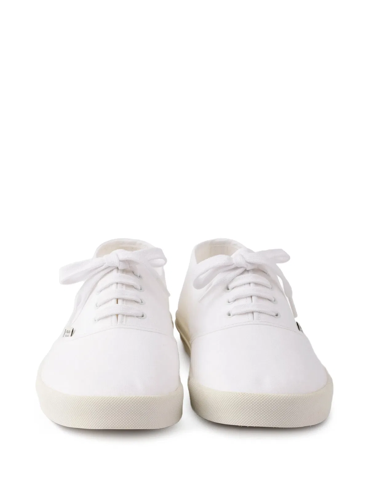 Prada Drill Fabric Low Top Lace Up Sneakers In Multi