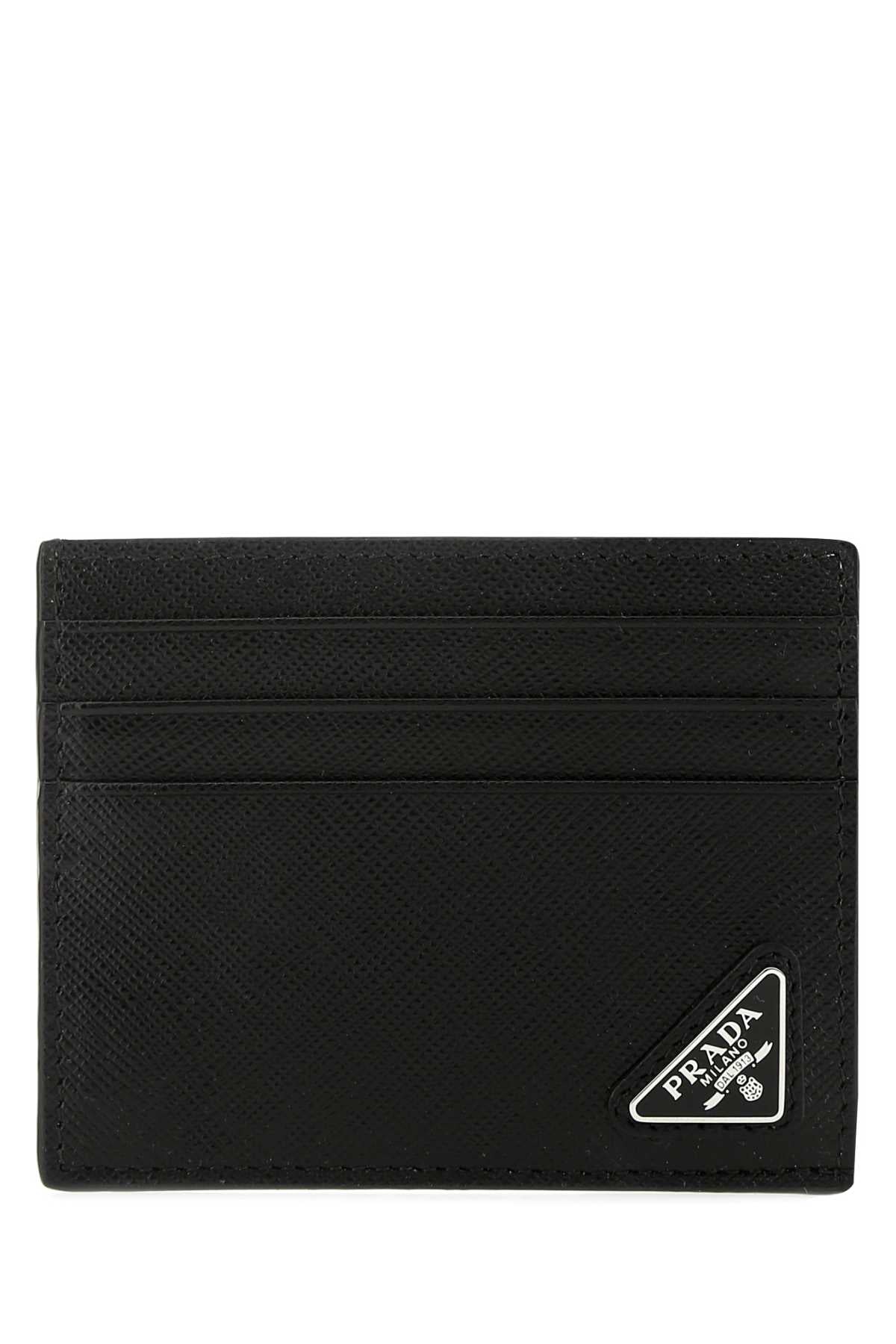 Saffiano-Leather Card Holder
