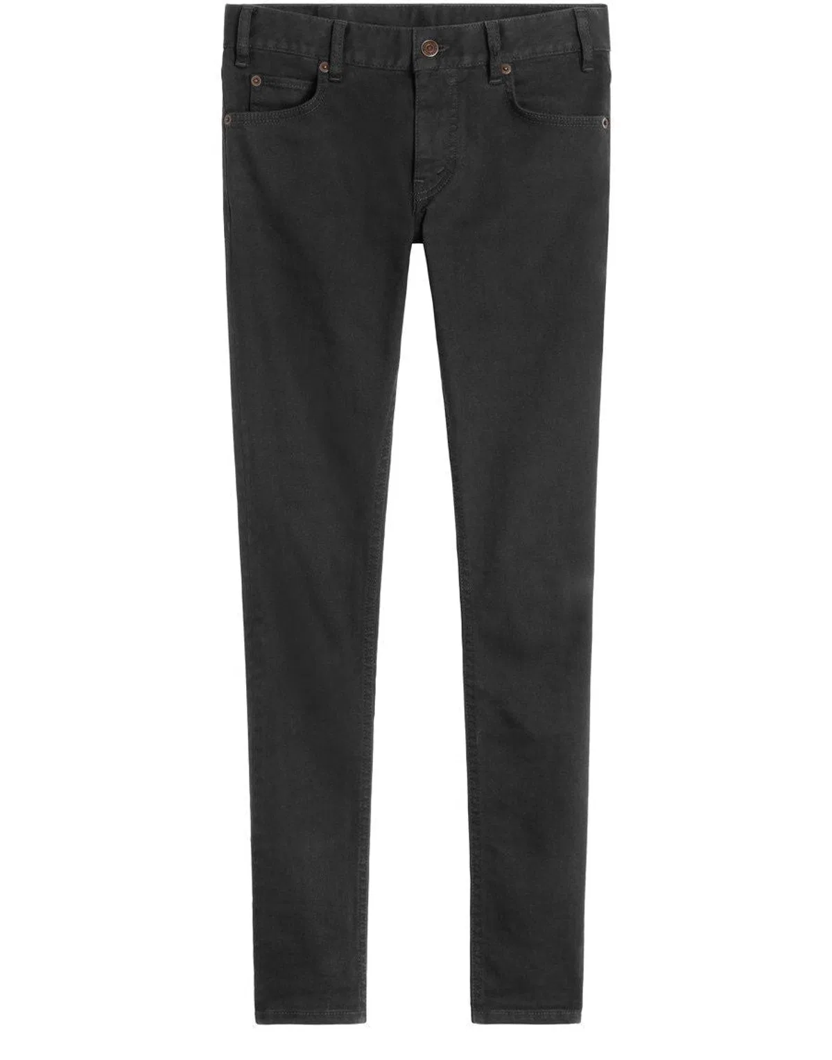 Stone Wash Denim Skinny Jeans