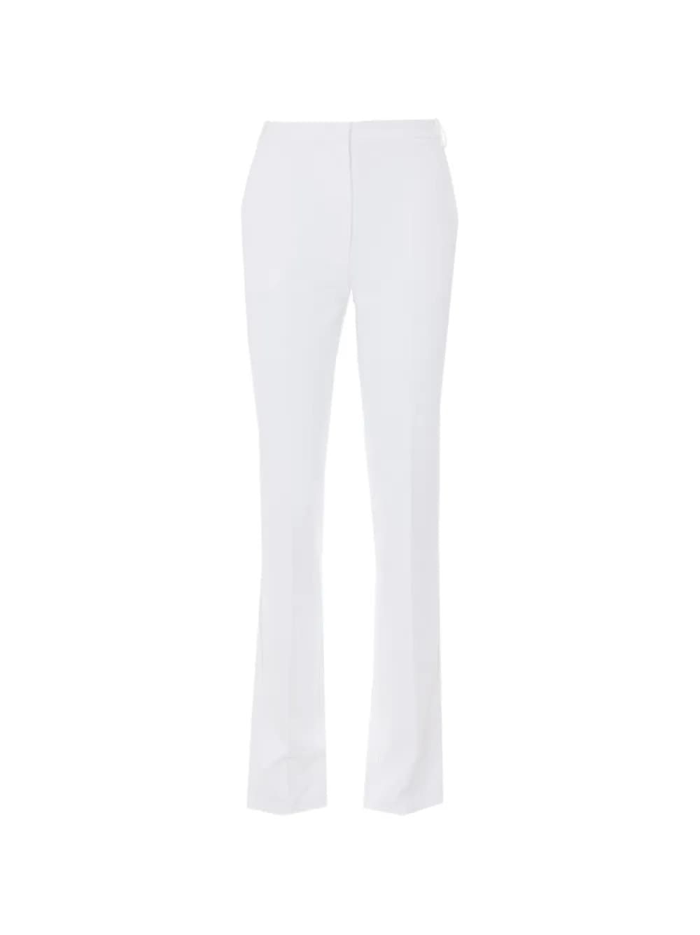 Structured Straight-Leg Trousers