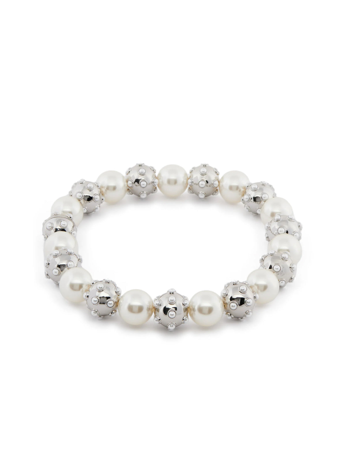 The Pearl Dot Statement Necklace