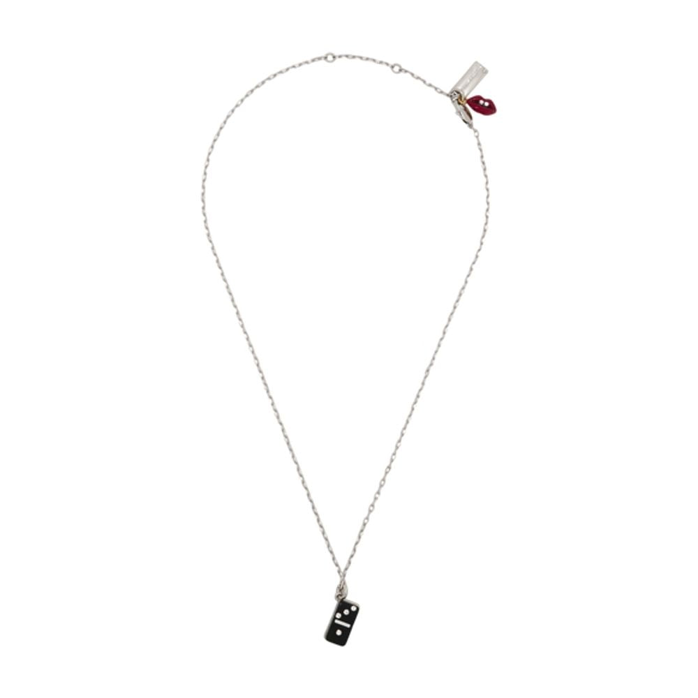 Lips Cluster Necklace - - Brass - Multicolor