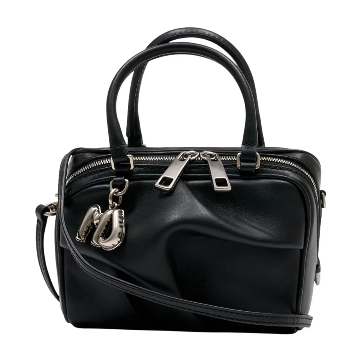 Marc Jacobs The Micro Bauletto Purse -  - Leather - Black