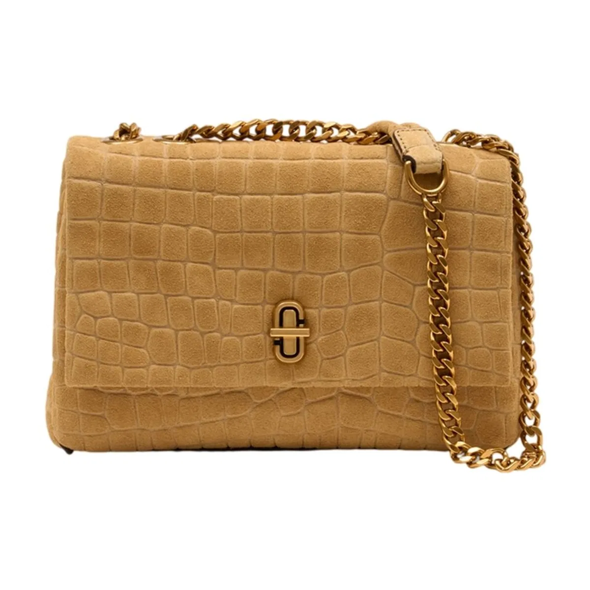 Marc Jacobs The Slim Dual Chain Shoulder Bag -  - Leather - Beige