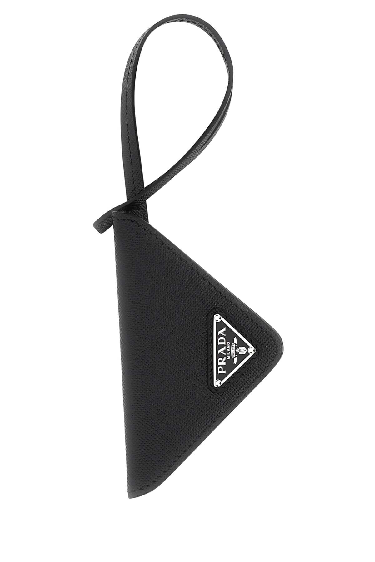 Black Leather Name Tag