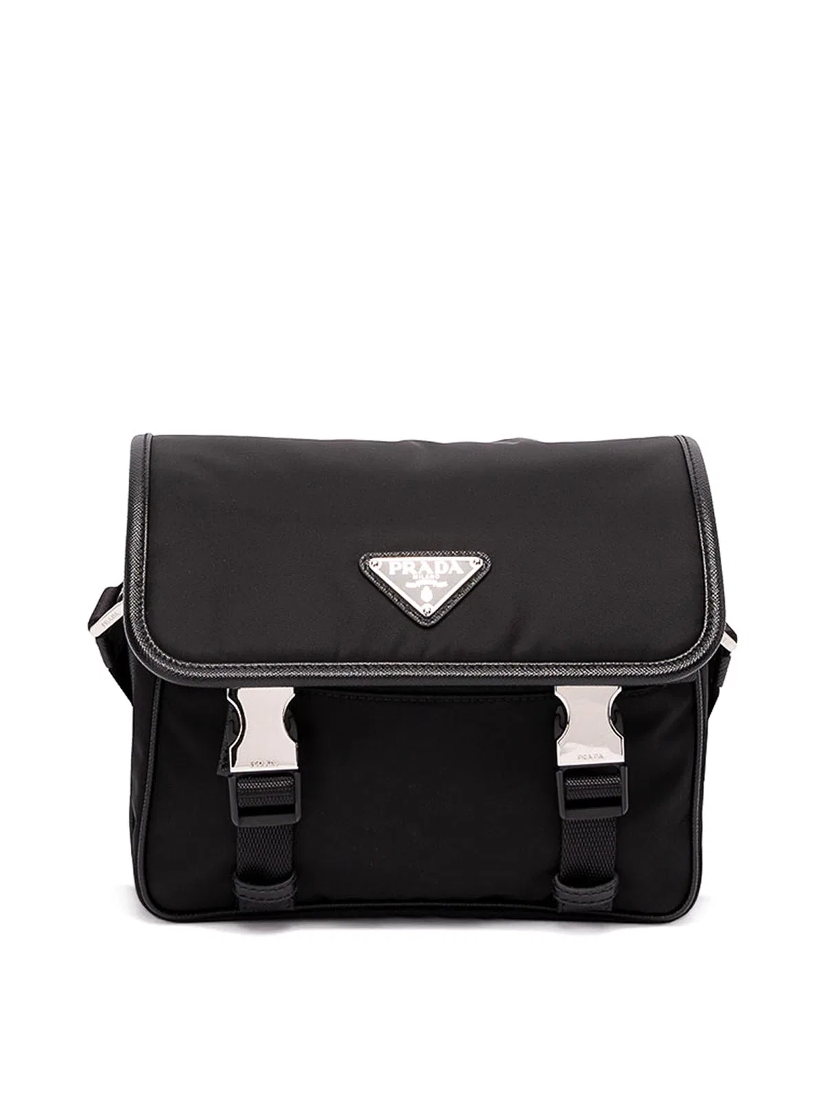 Re-Nylon And Saffiano Leather Shoulder Bag