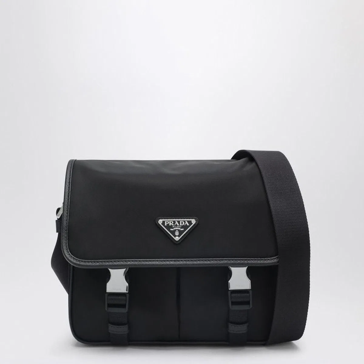 Re-Nylon And Saffiano Leather Shoulder Bag