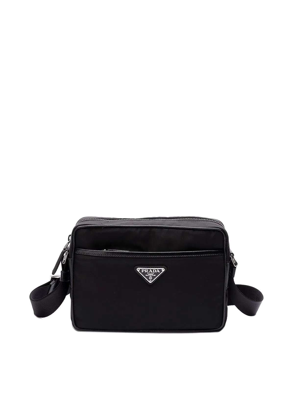 `Re-Nylon` And Saffiano Leather  Shoulder Bag