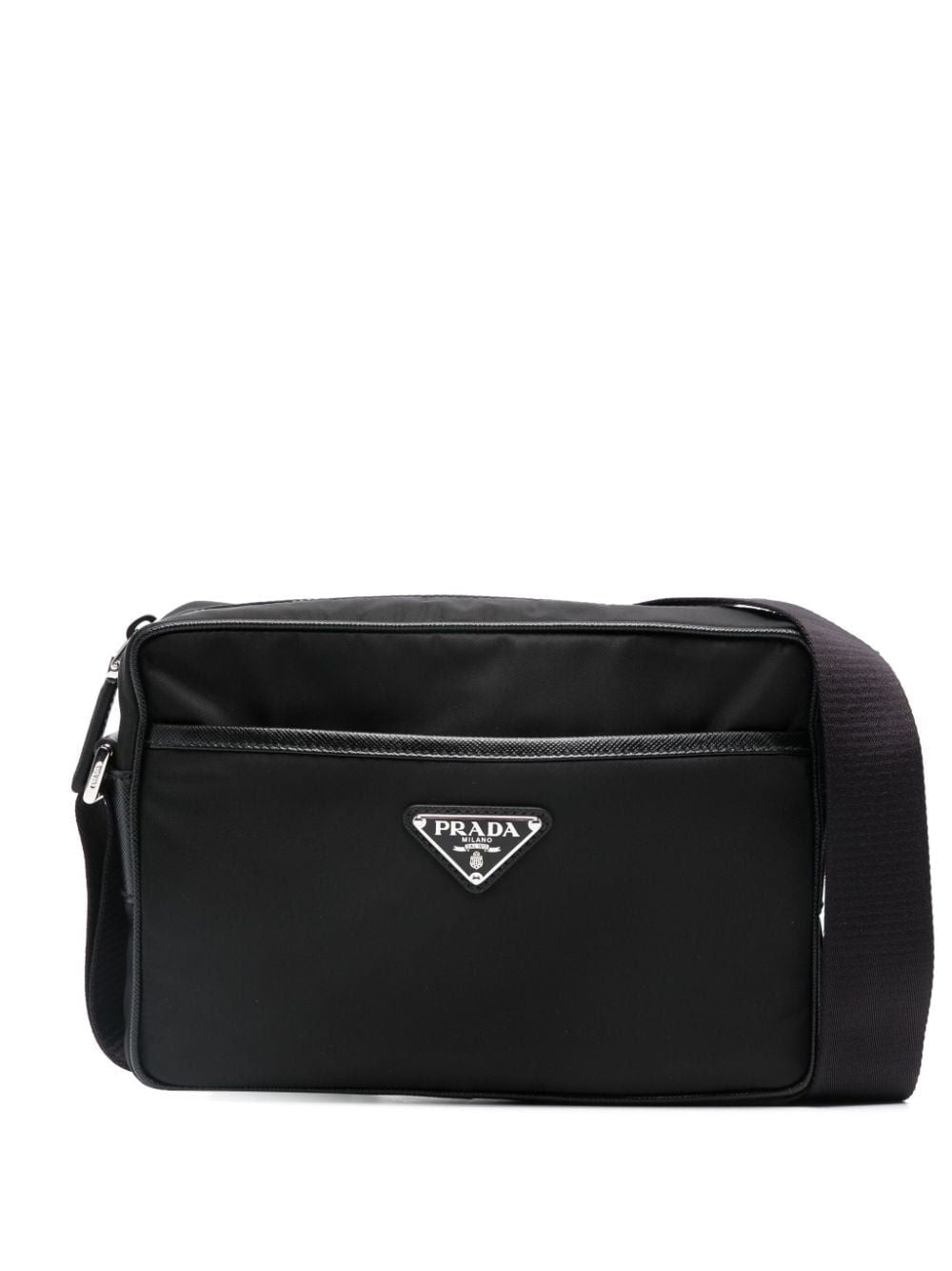 Black Re-Nylon Crossbody Bag
