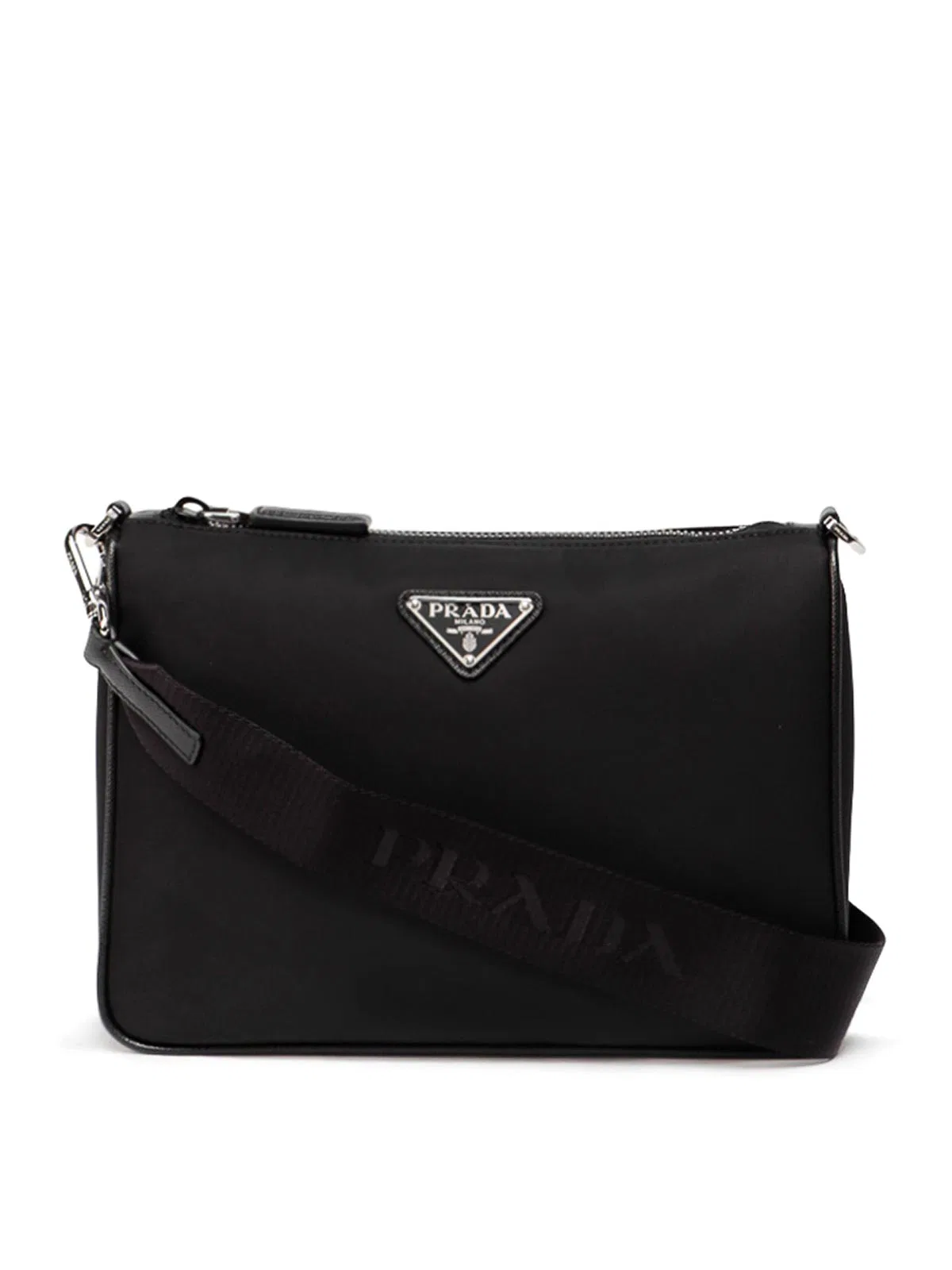 Re-Nylon And Saffiano Leather Shoulder Bag