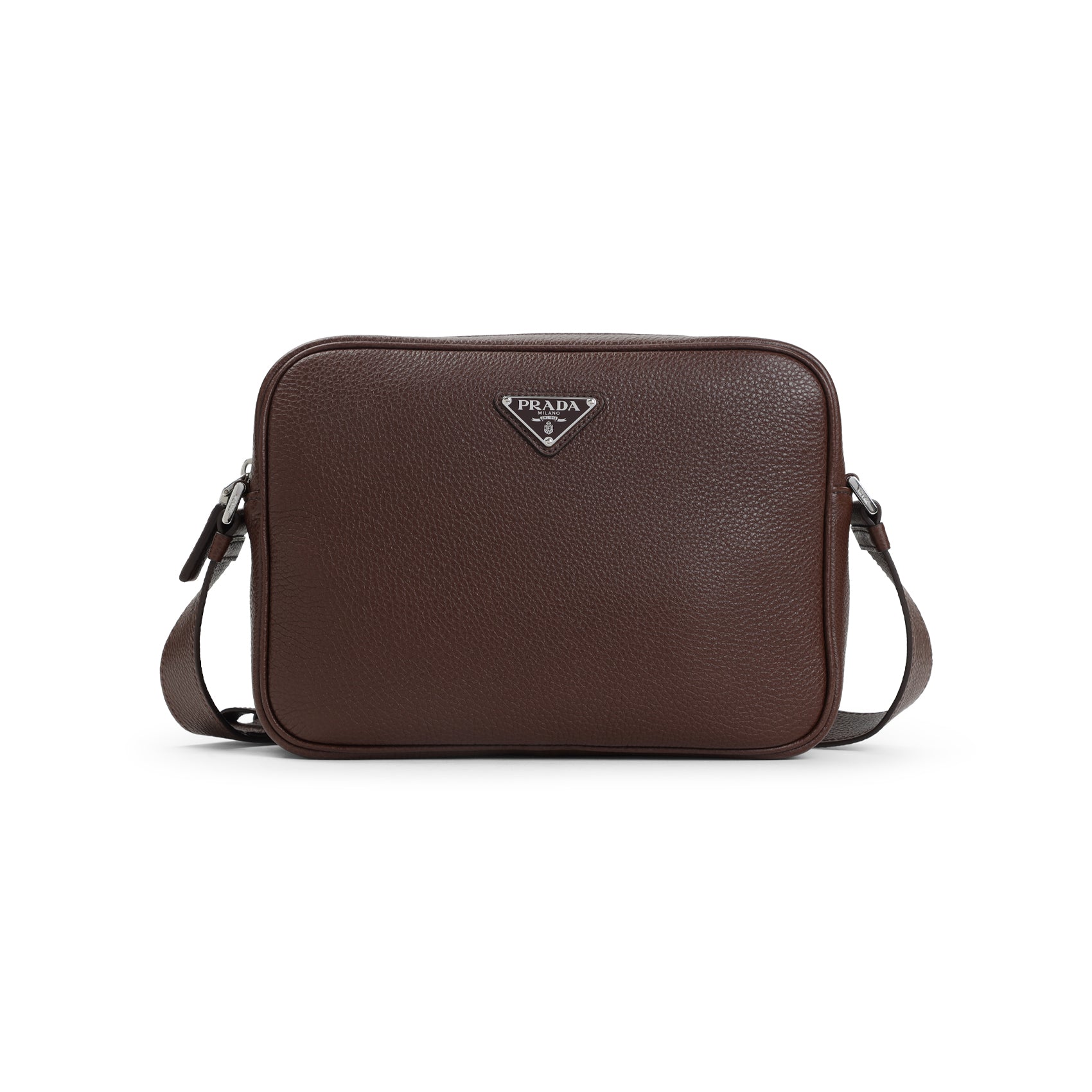 Grained Leather Shoulder Bag