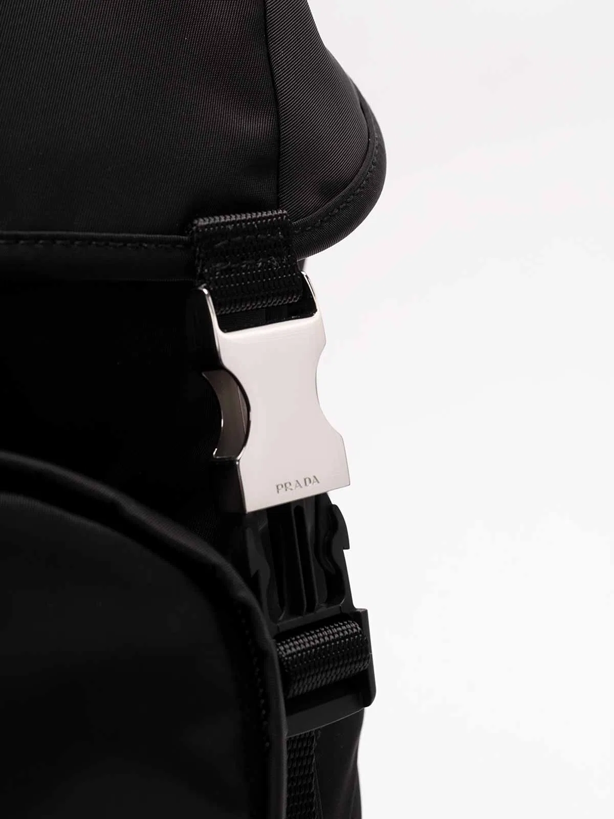 Prada Leather Backpack In Black