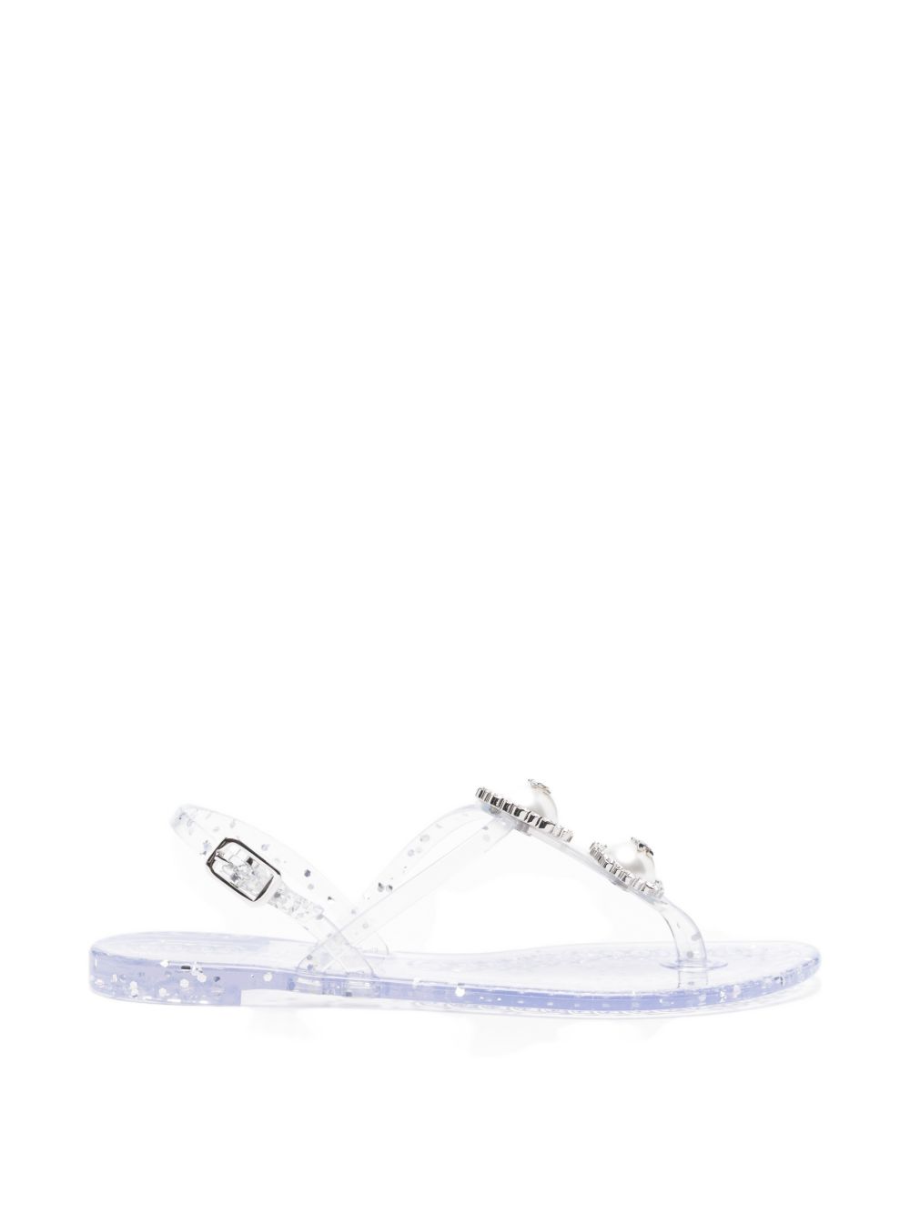 Embellished T-Strap Flats