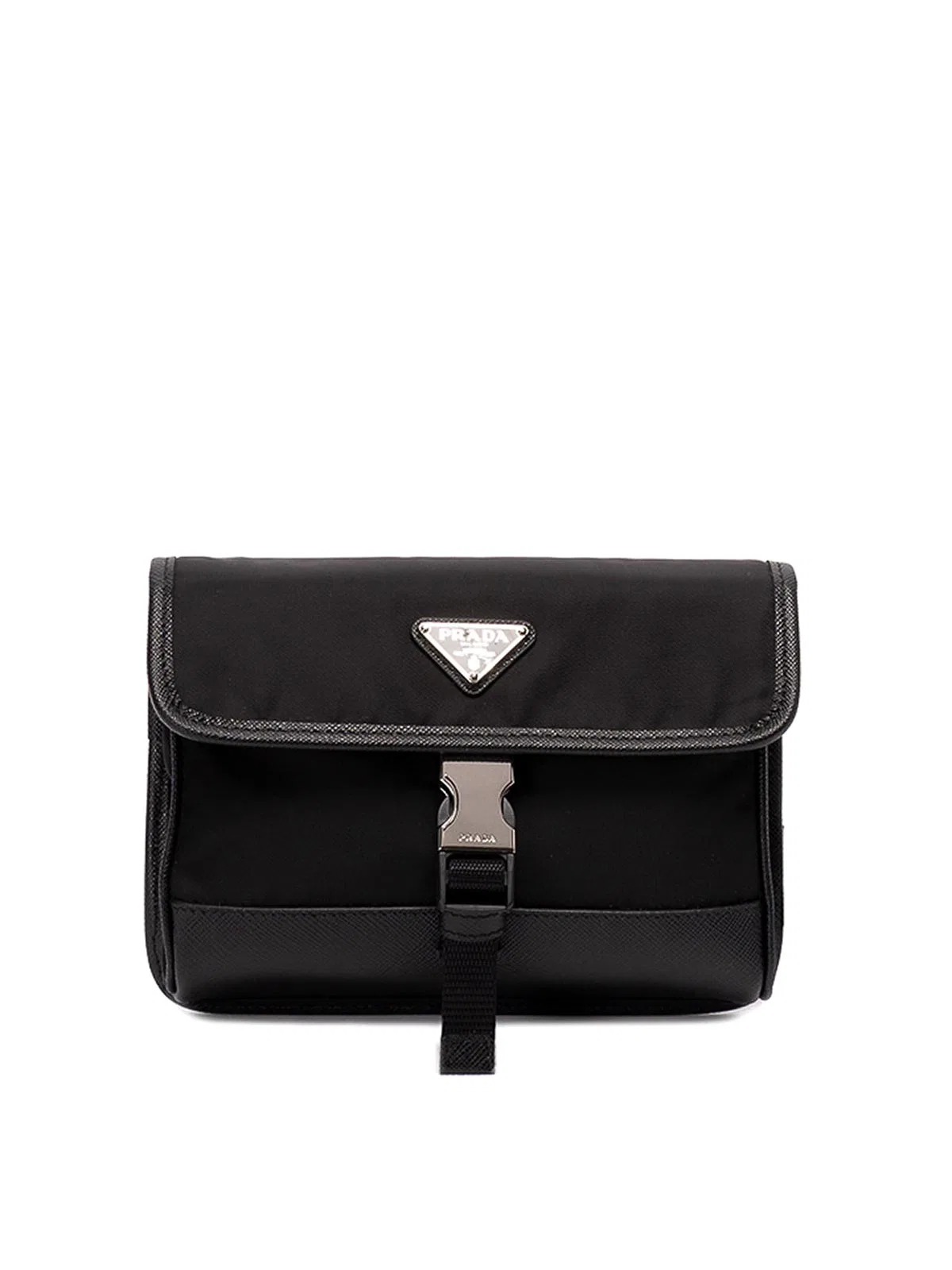 Re-Nylon And Saffiano Leather Smartphone Case