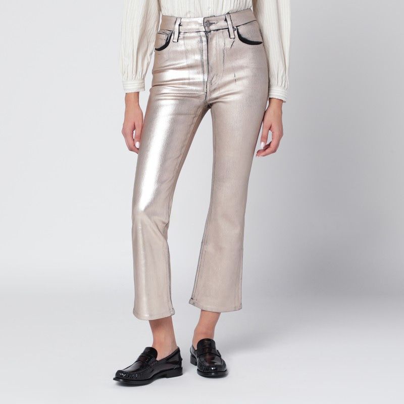 Champagne The Reboot Cropped Trousers