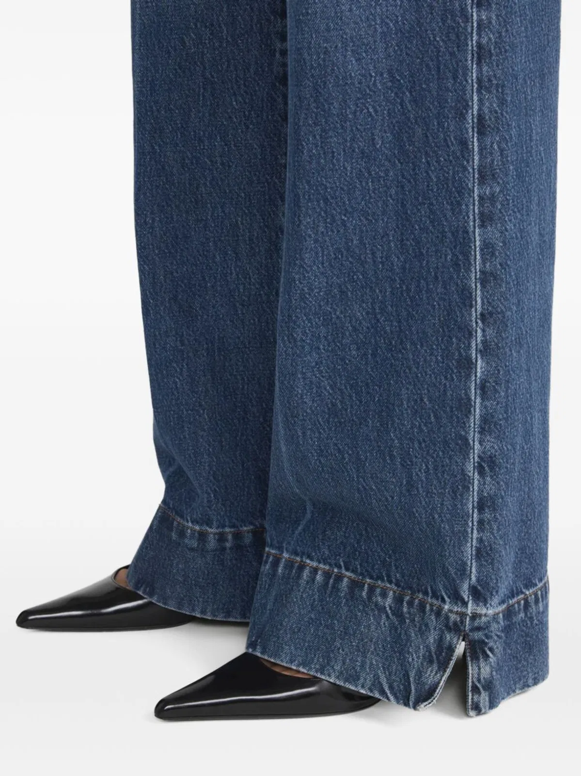 Frame Blue Cotton Jeans In Blue