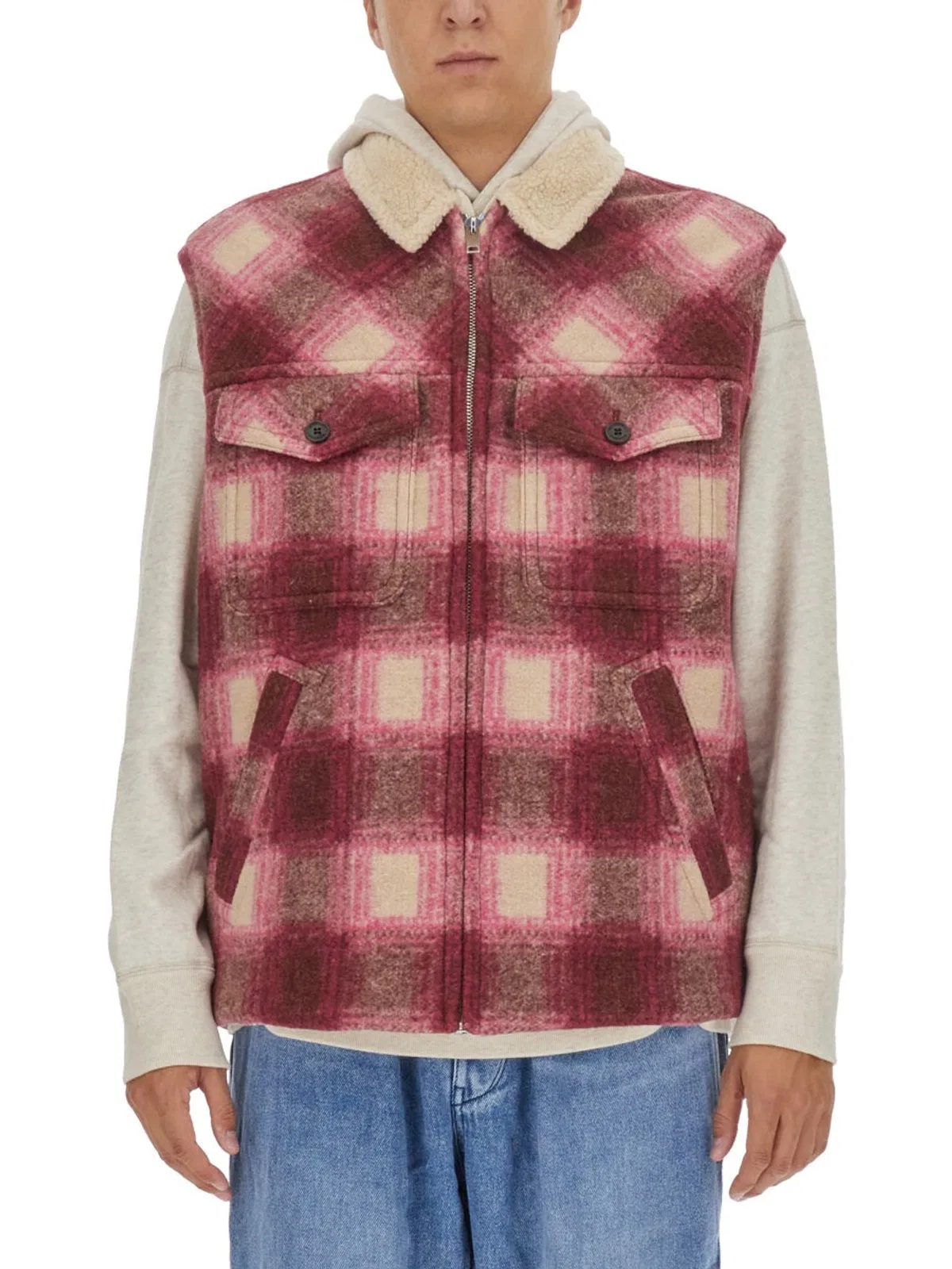 Isabel Marant Marant Kiran Regular Fit Jacket In Purple