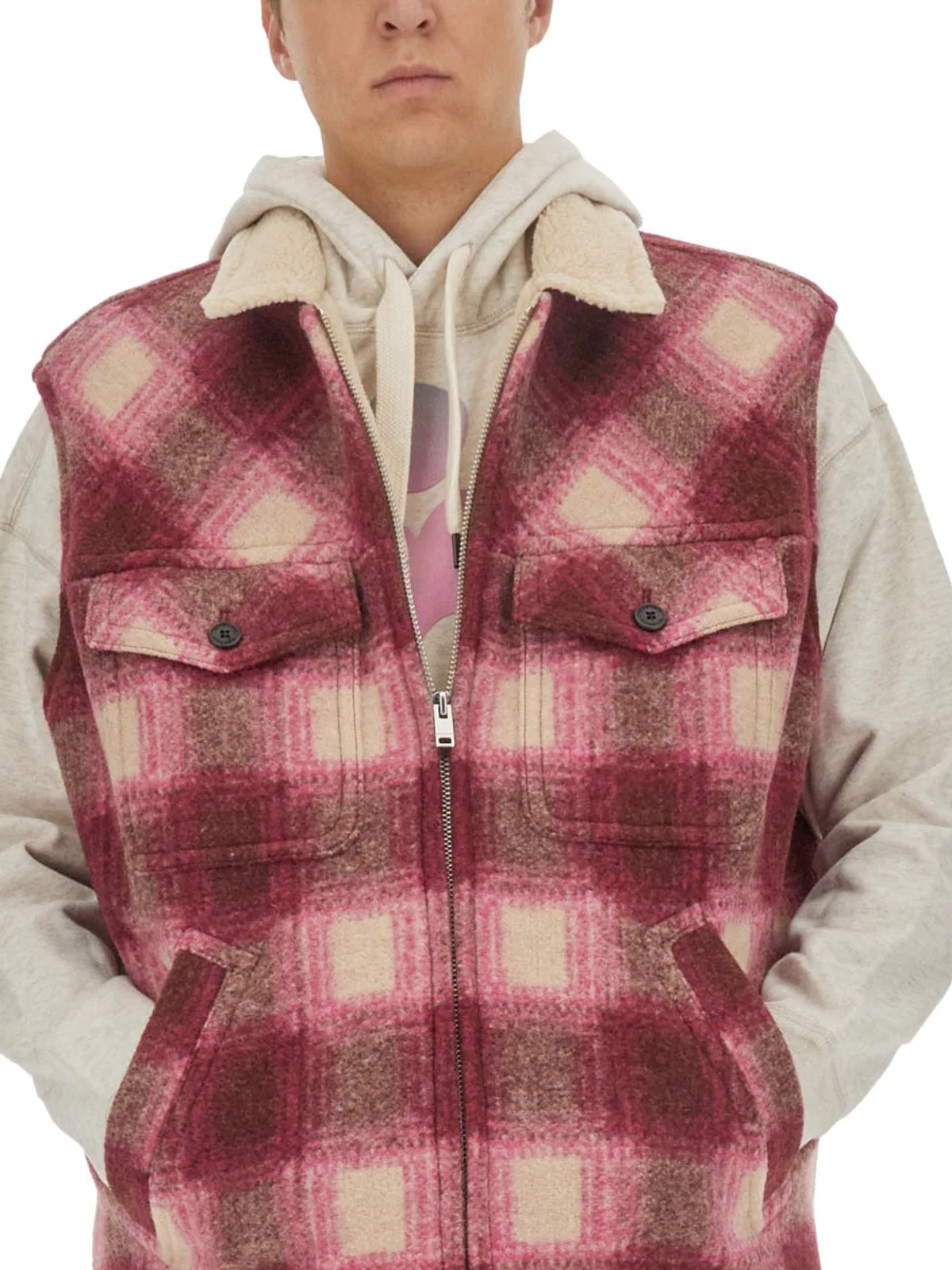 Isabel Marant Marant Kiran Regular Fit Jacket In Purple