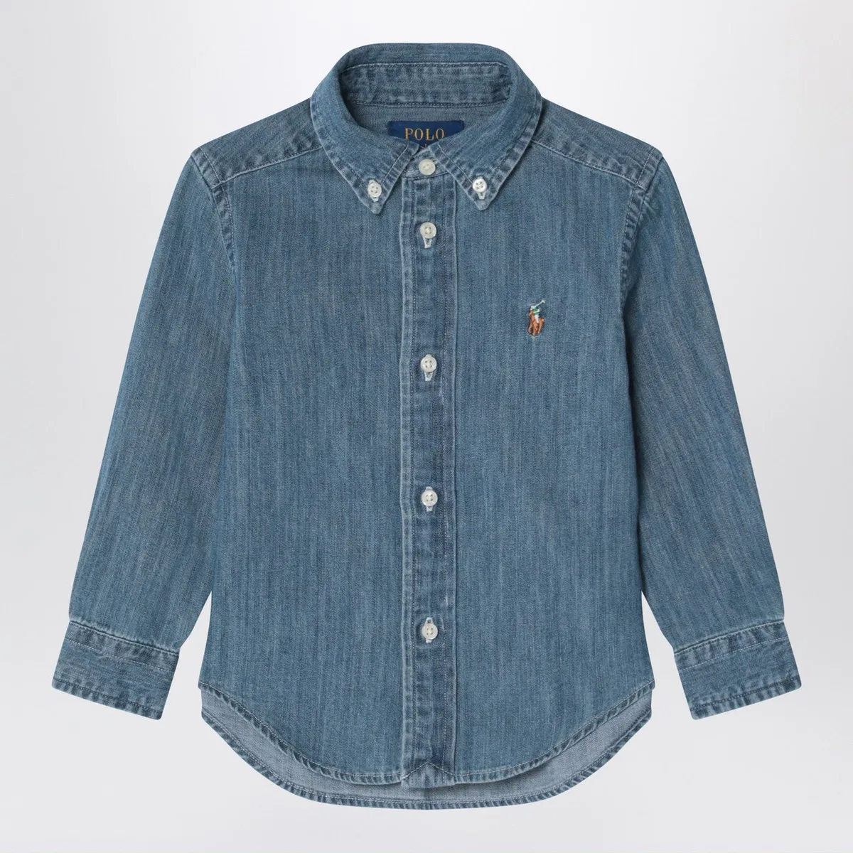 Blue Denim Button-Down Shirt