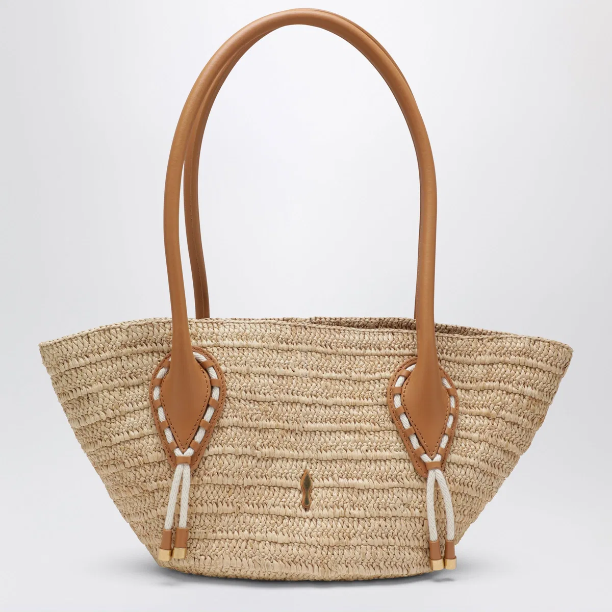 Venus Mini Tote Bag In Rafia