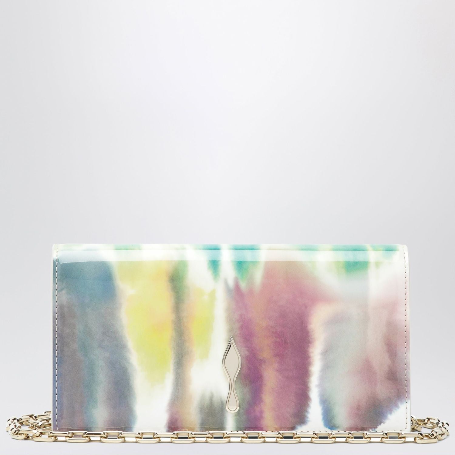 Bettina Clutch In Multicoloured Crepe Satin