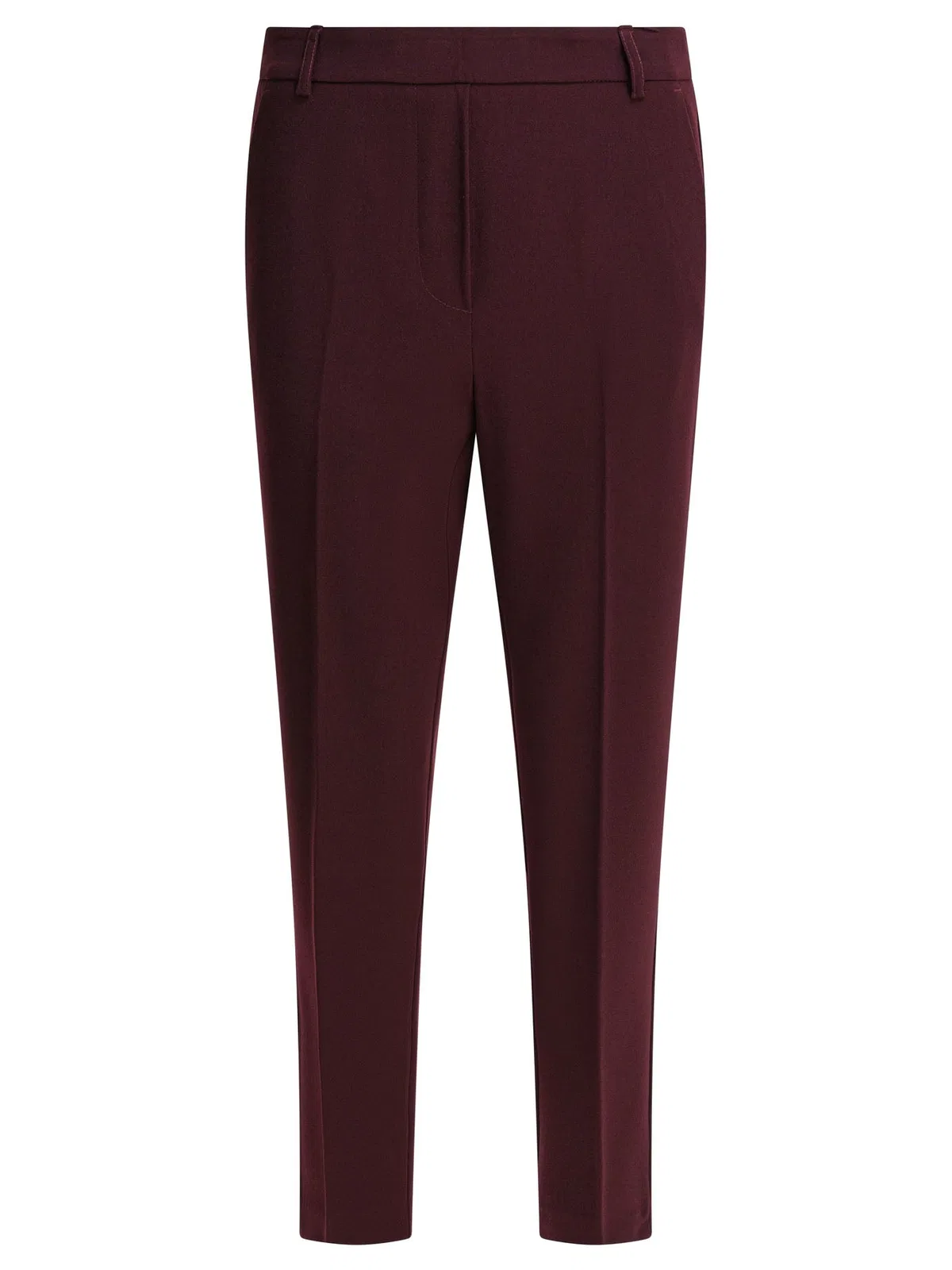 Bordeaux Polyester Trousers