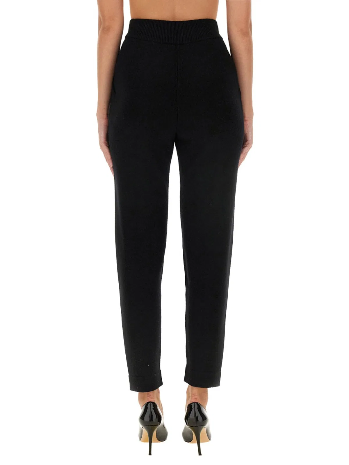 S Max Mara Opera Drawstring Trousers In Black