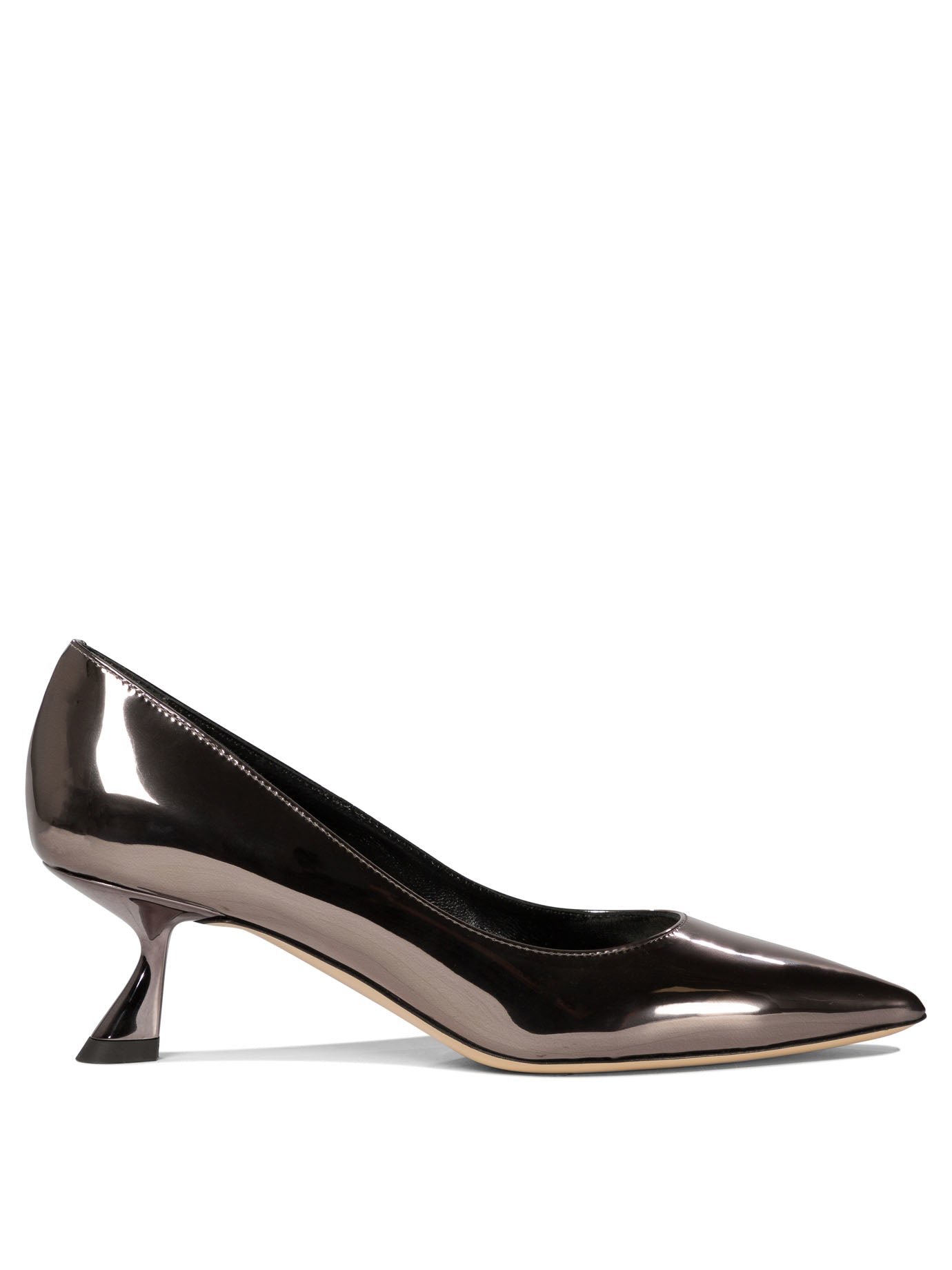 Pumps In Mirror Effect Leather