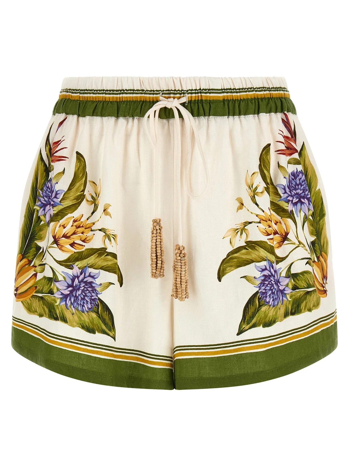 'Sand Tropical Scarf' Shorts