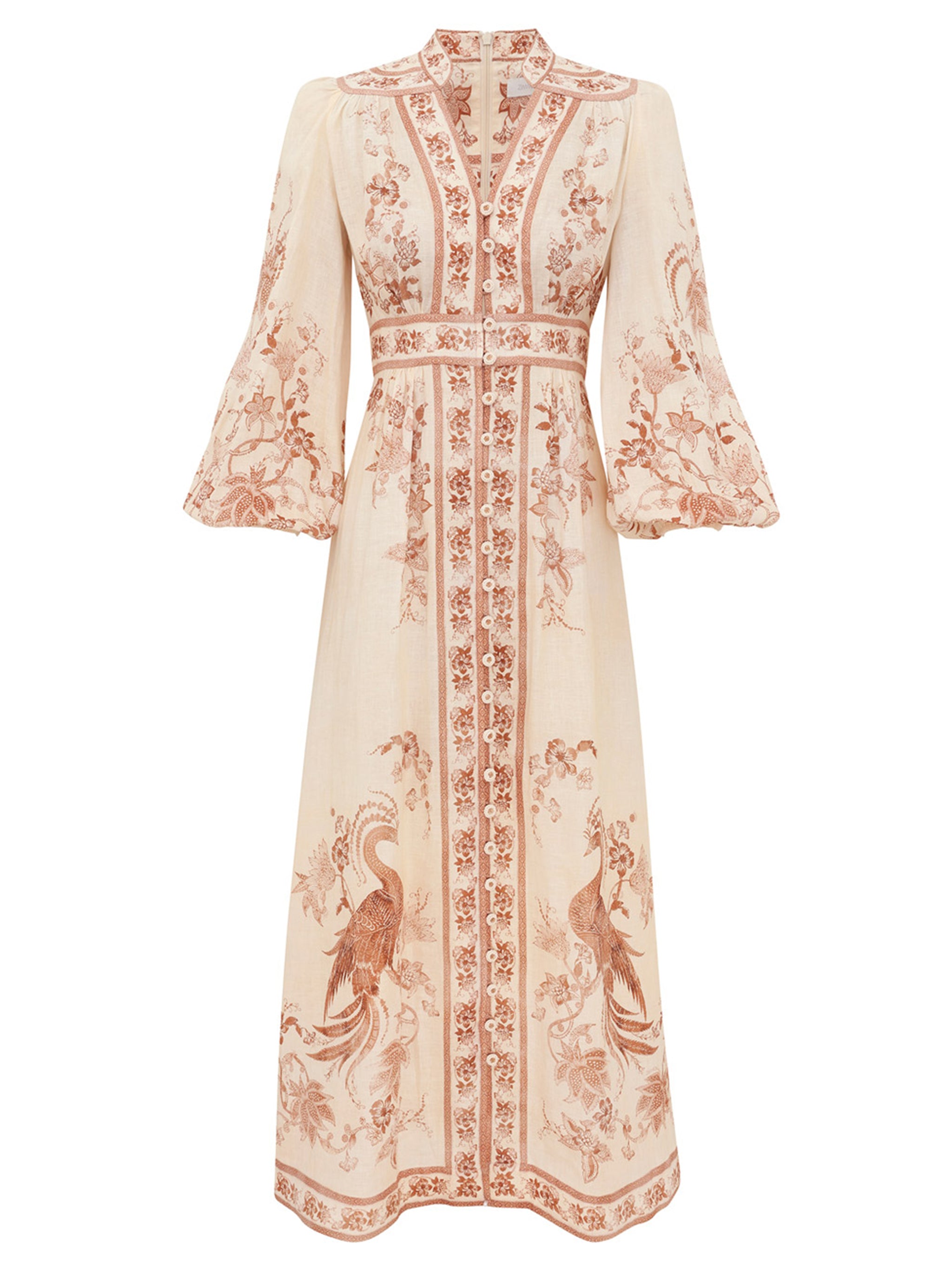 Indra Linen Long Dress