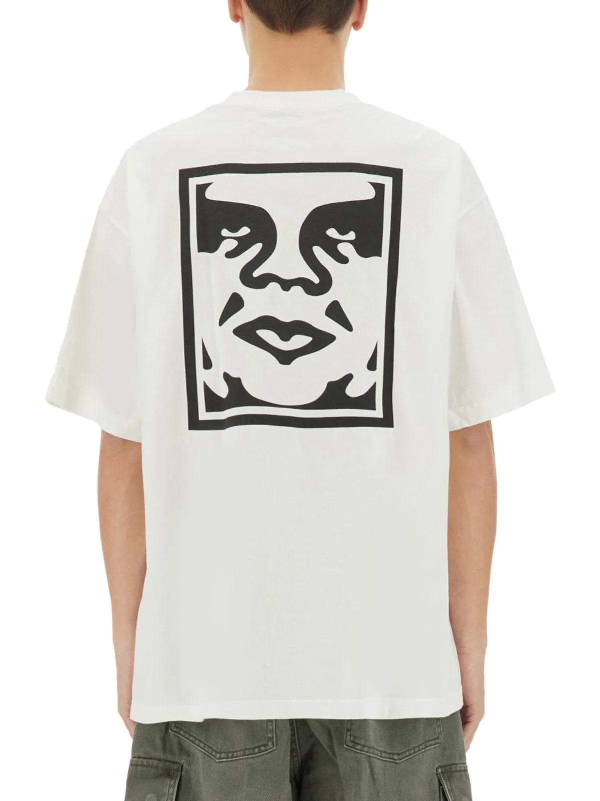 Obey Always Watching Graphic T-shirt In White