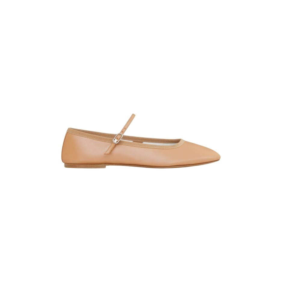 Les Ballerines Celine Mary-Jane In Pearly Calfskin