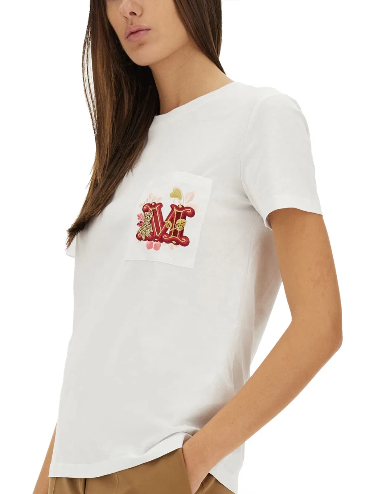 Max Mara T-shirt "nunzio" In White