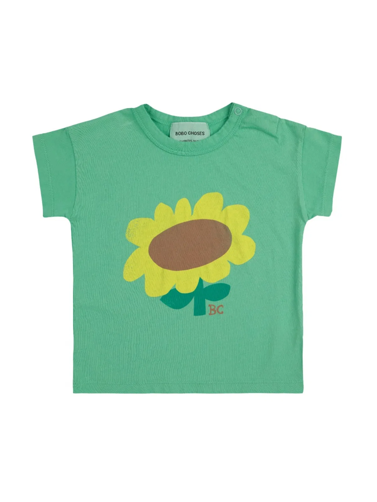 Bobo Choses "sunflower" T-shirt In Green