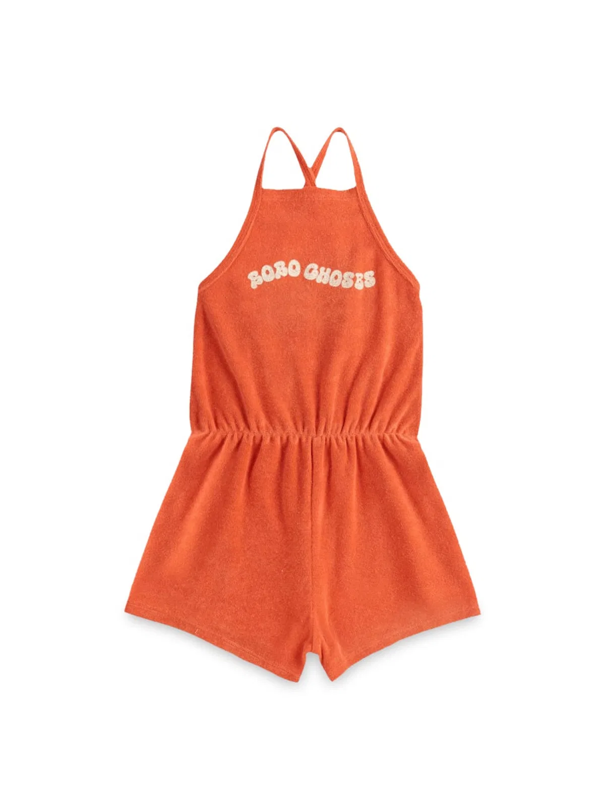 Bobo Choses Short Wavy Overalls In Red