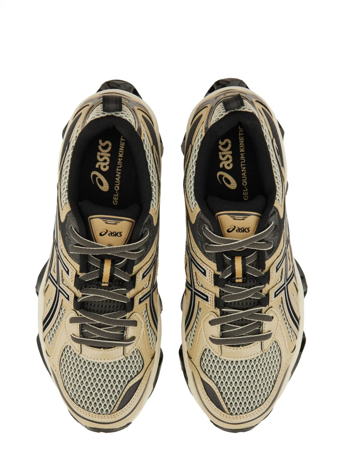 Asics Mesh Upper Sneakers Rubber Outsole Design In Multi