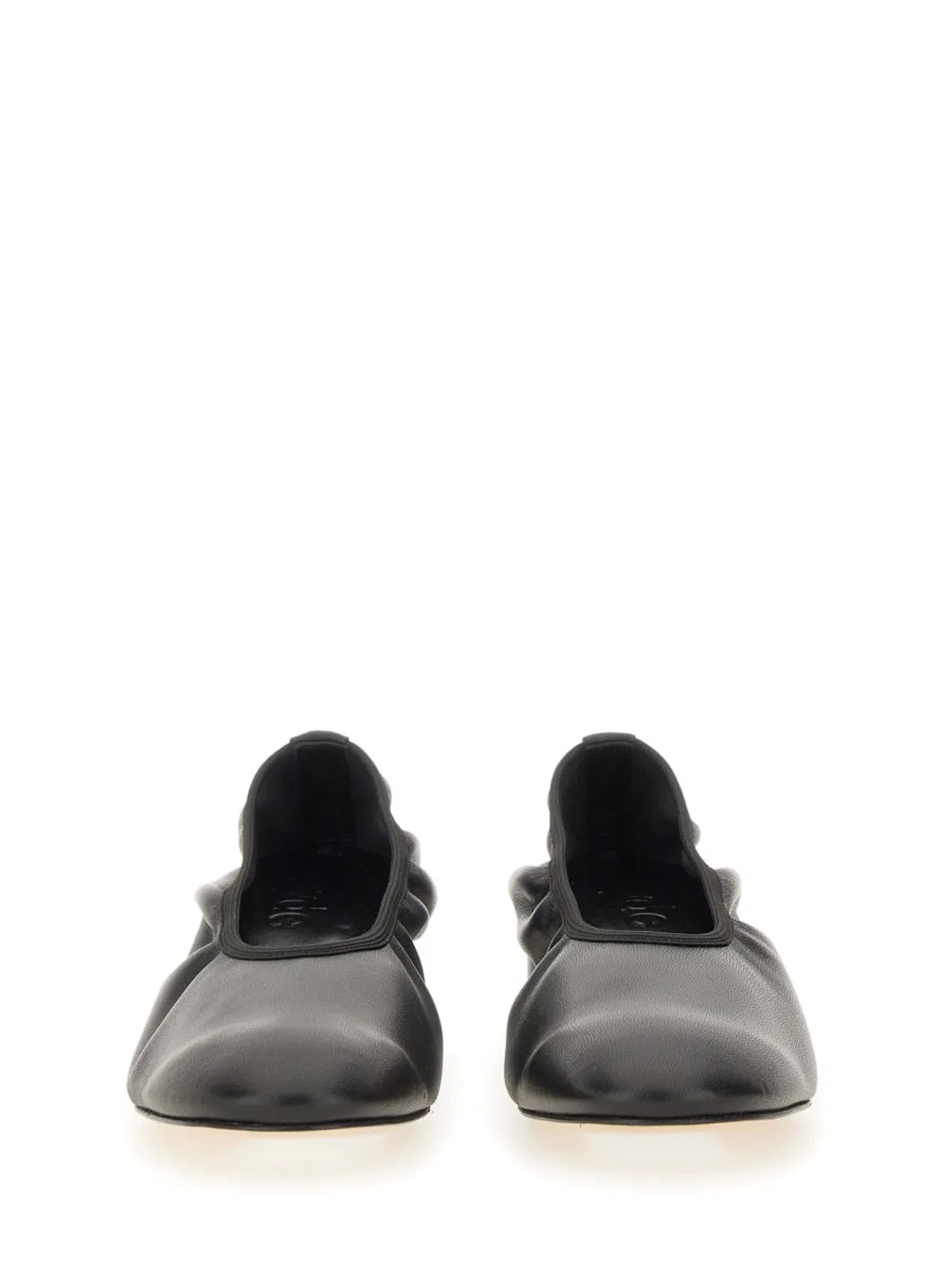 Aeyde Black Nappa Leather High Heels In Black