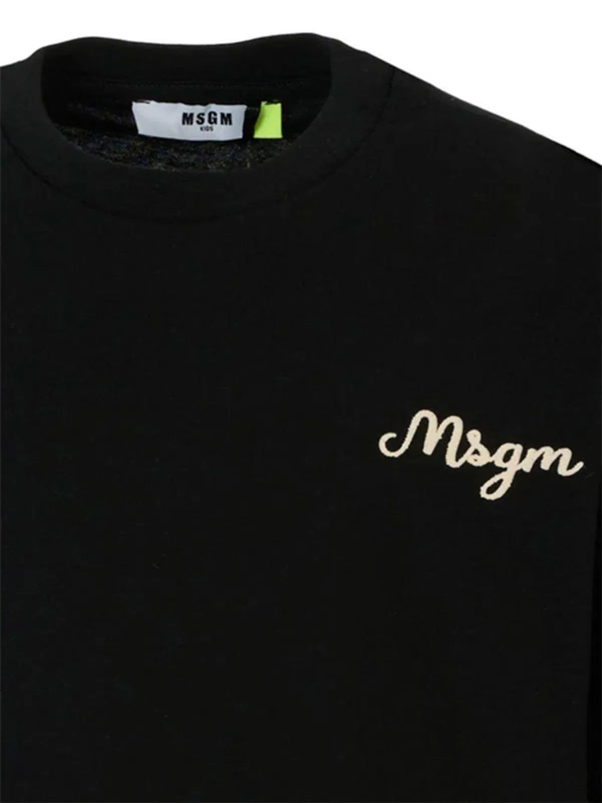 Msgm T-shirt With Logo In Black