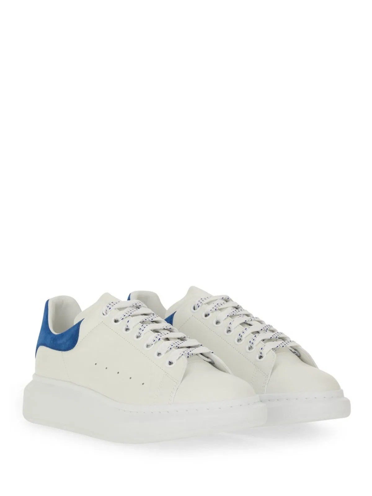 Alexander Mcqueen Oversized Leather Sneakers In White
