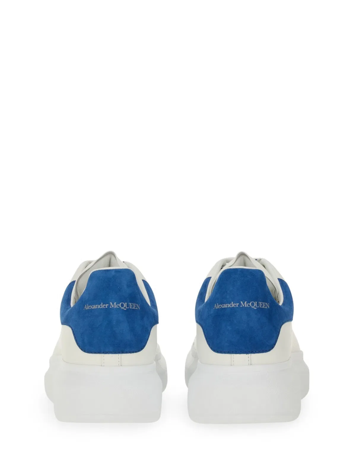 Alexander Mcqueen Oversized Leather Sneakers In White