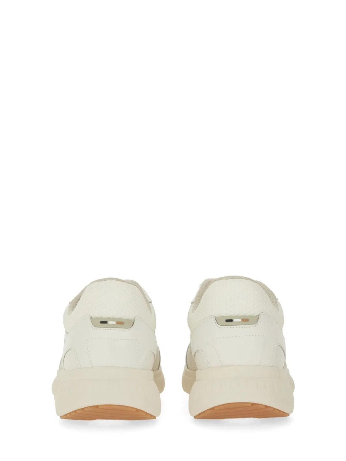 Hugo Boss White Solid Titanis Sneakers In White
