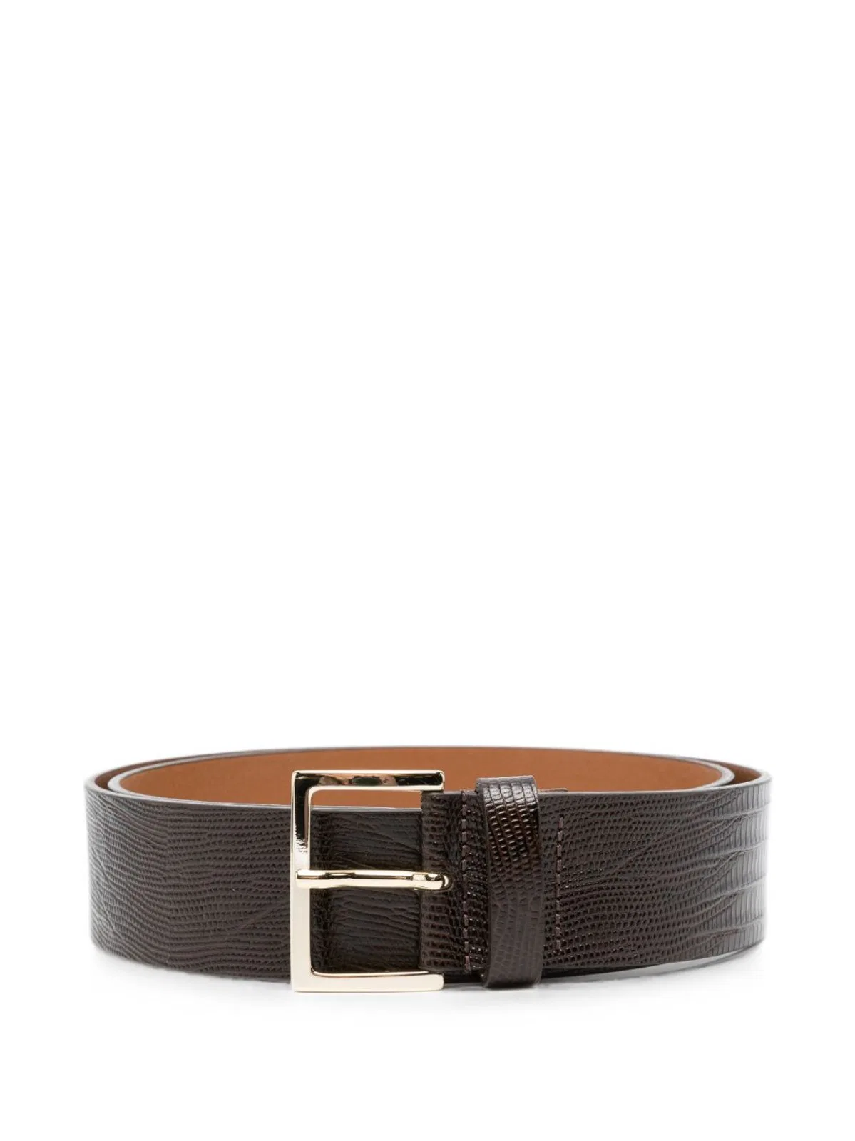 Alysi Leather Belt In Brown