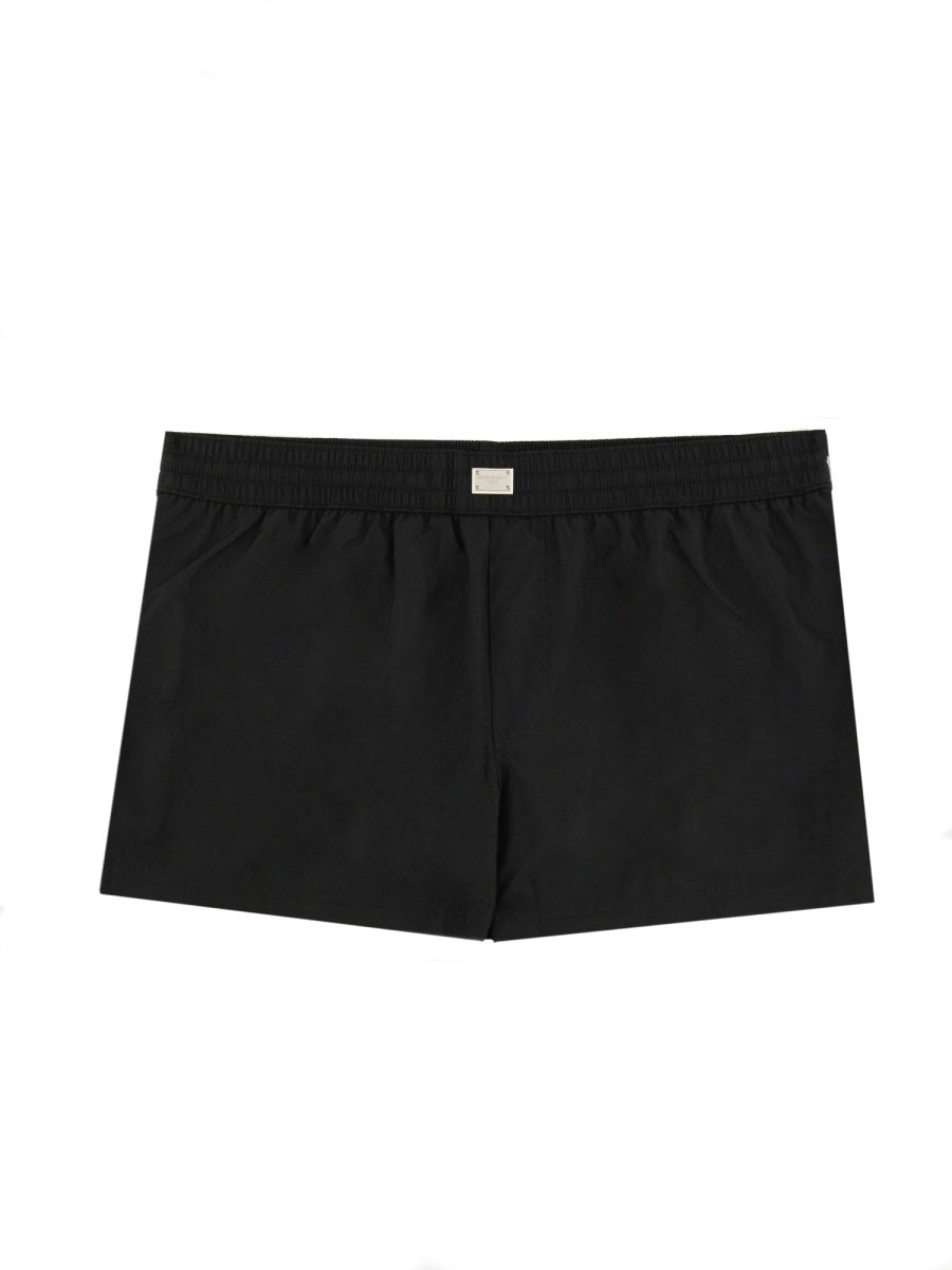 Dolce & Gabbana Logo Plaque Swimsuit