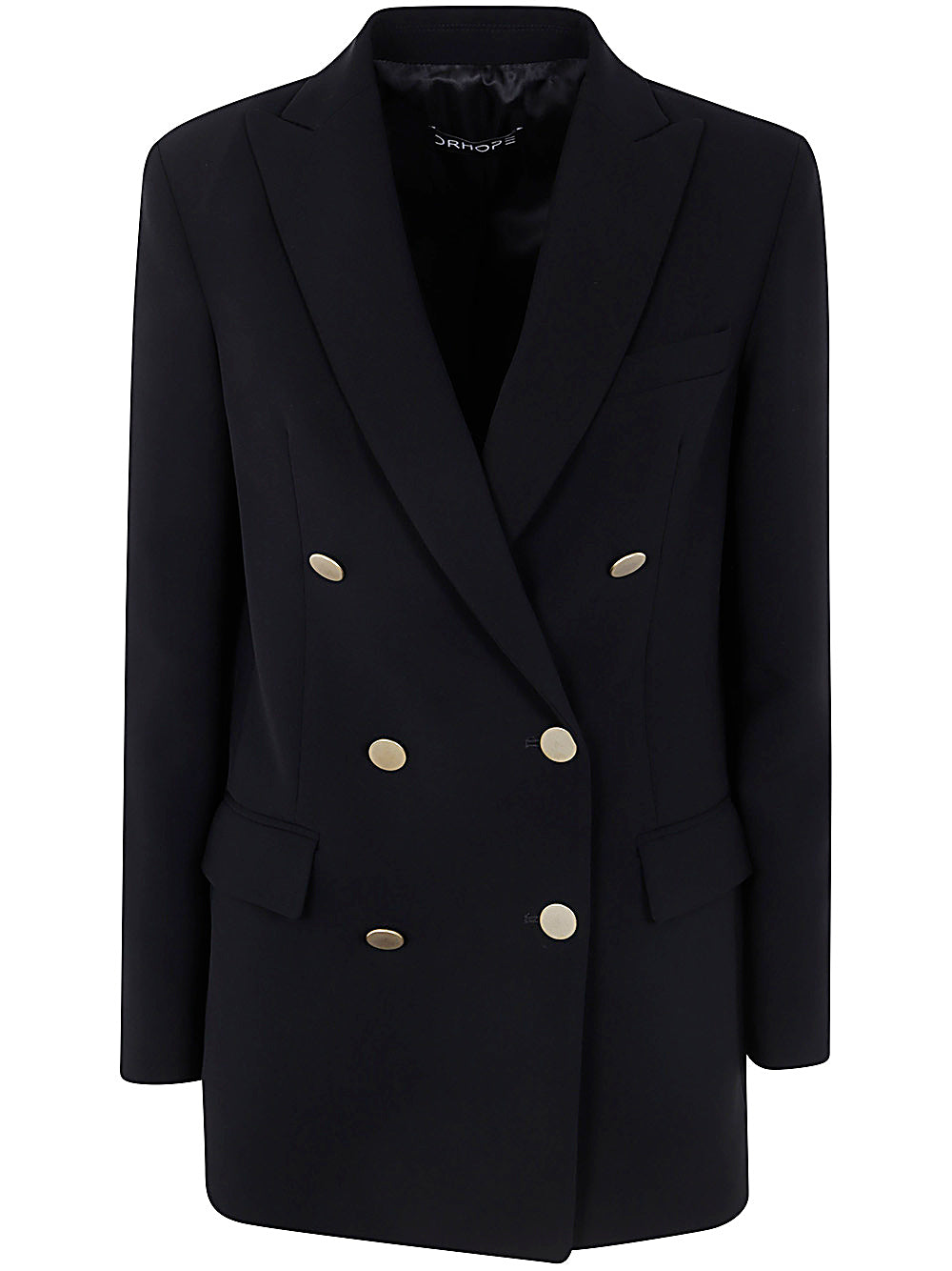Gold Bott. Double Breasted Coat